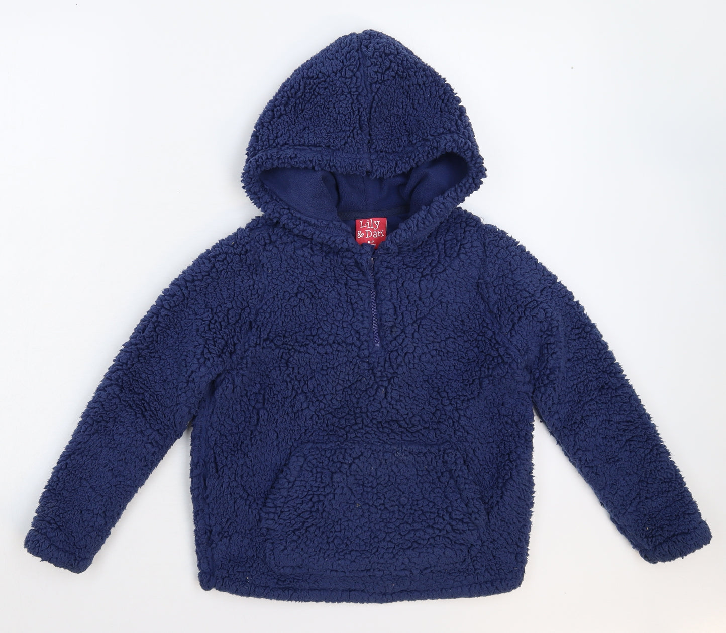 Lily & Dan Boys Blue  Fleece Jacket  Size 6-7 Years