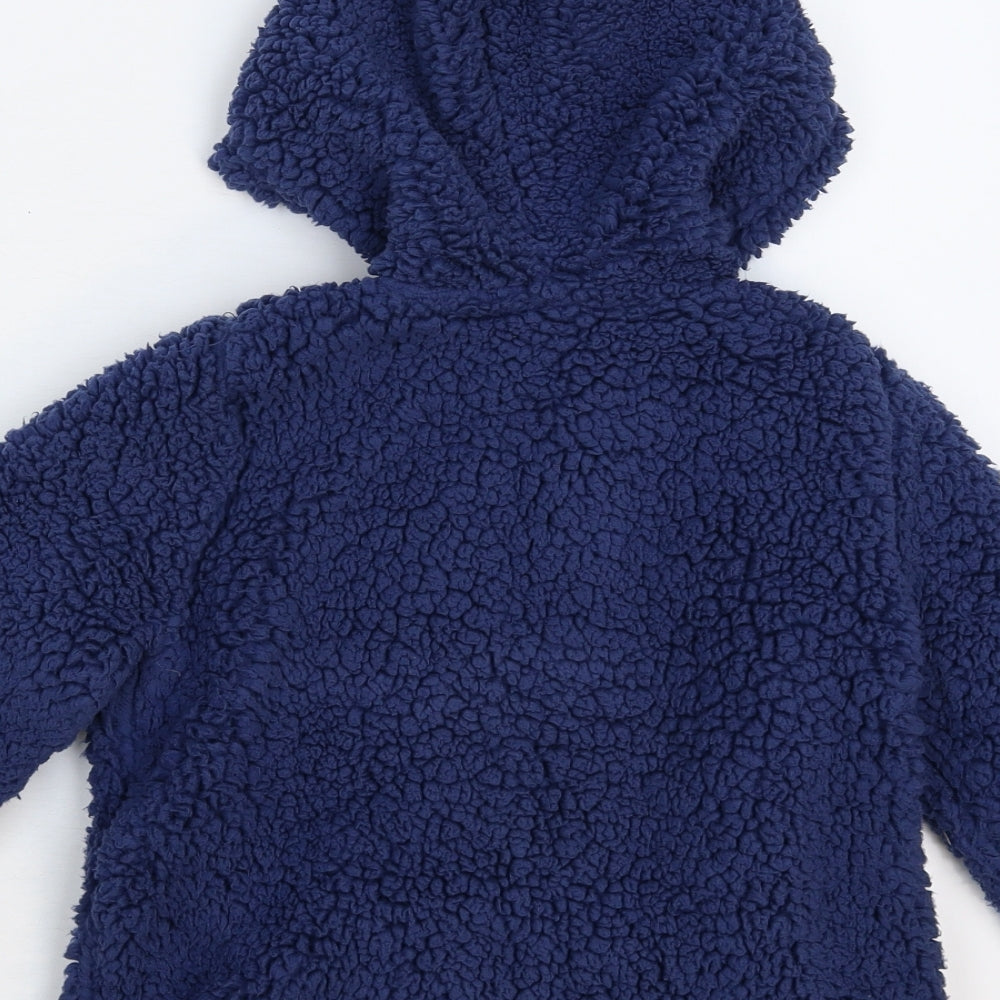 Lily & Dan Boys Blue  Fleece Jacket  Size 6-7 Years