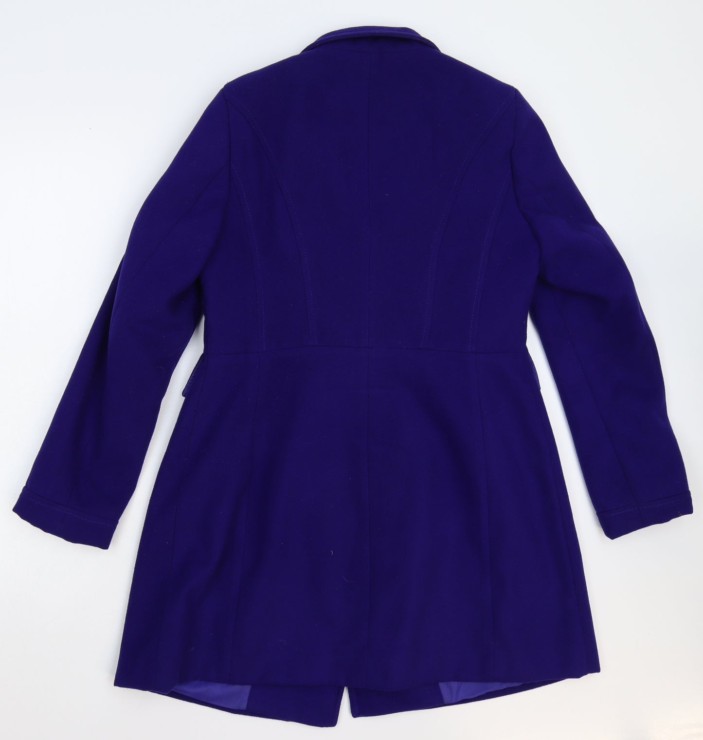 BHS Womens Blue   Pea Coat Coat Size 10