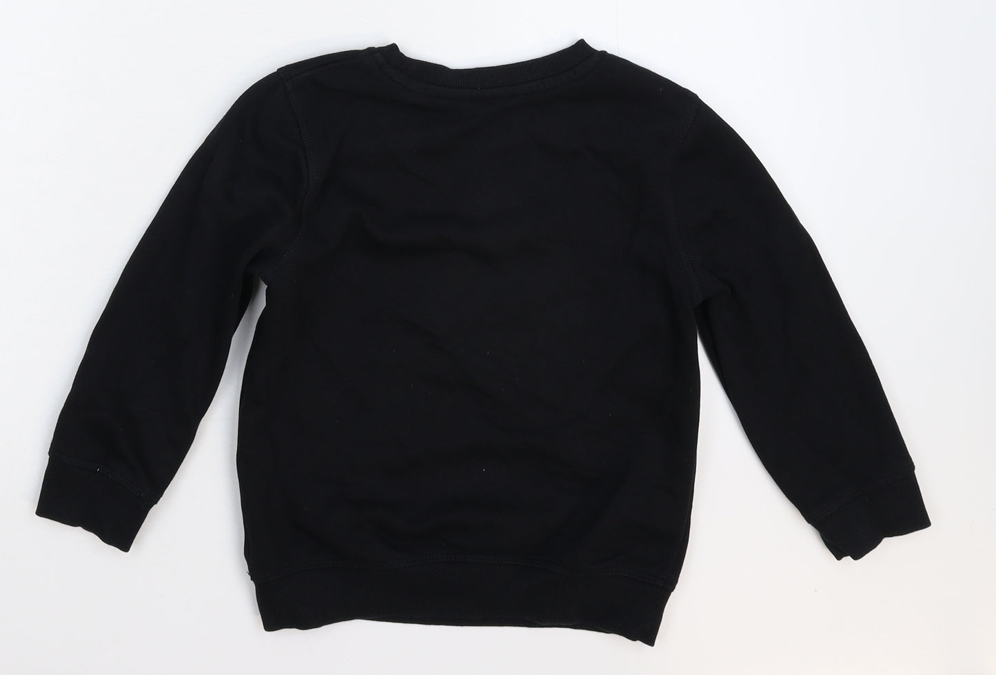 George Boys Black   Pullover Sweatshirt Size 5-6 Years