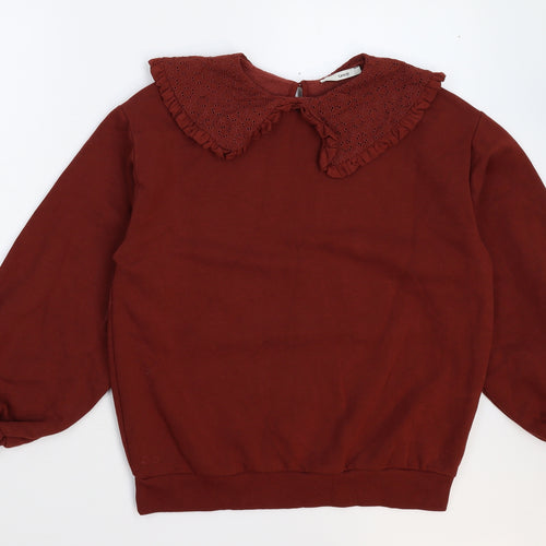George Womens Brown   Pullover Sweatshirt Size S