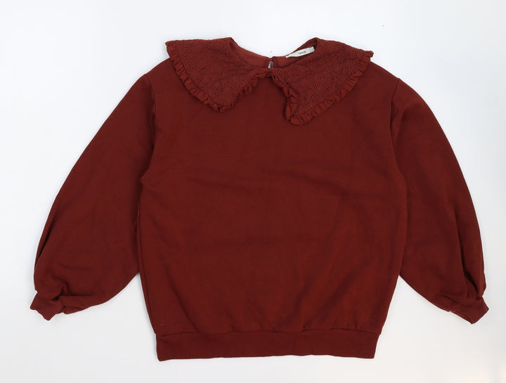 George Womens Brown   Pullover Sweatshirt Size S