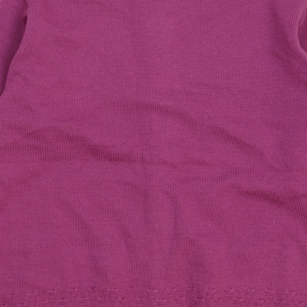 Beau Monde Womens Pink  Knit Cardigan Jumper Size 20