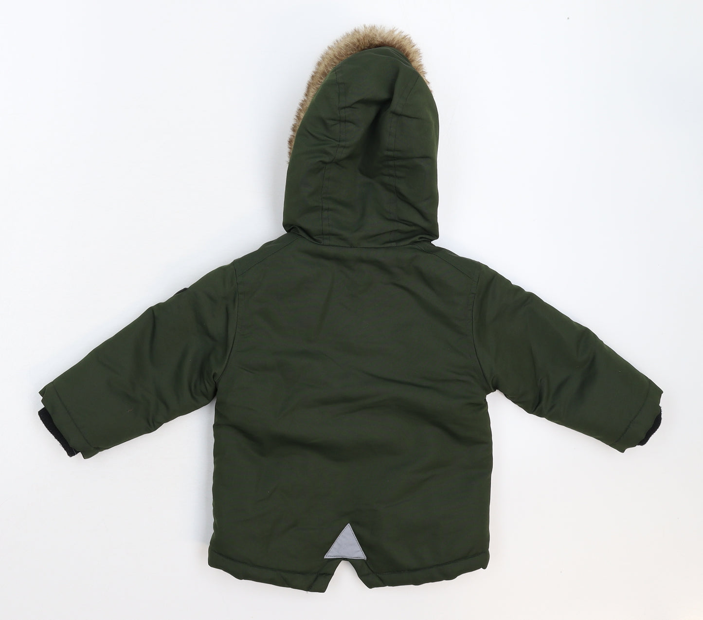 Primark Baby Green   Parka Coat Size 9-12 Months