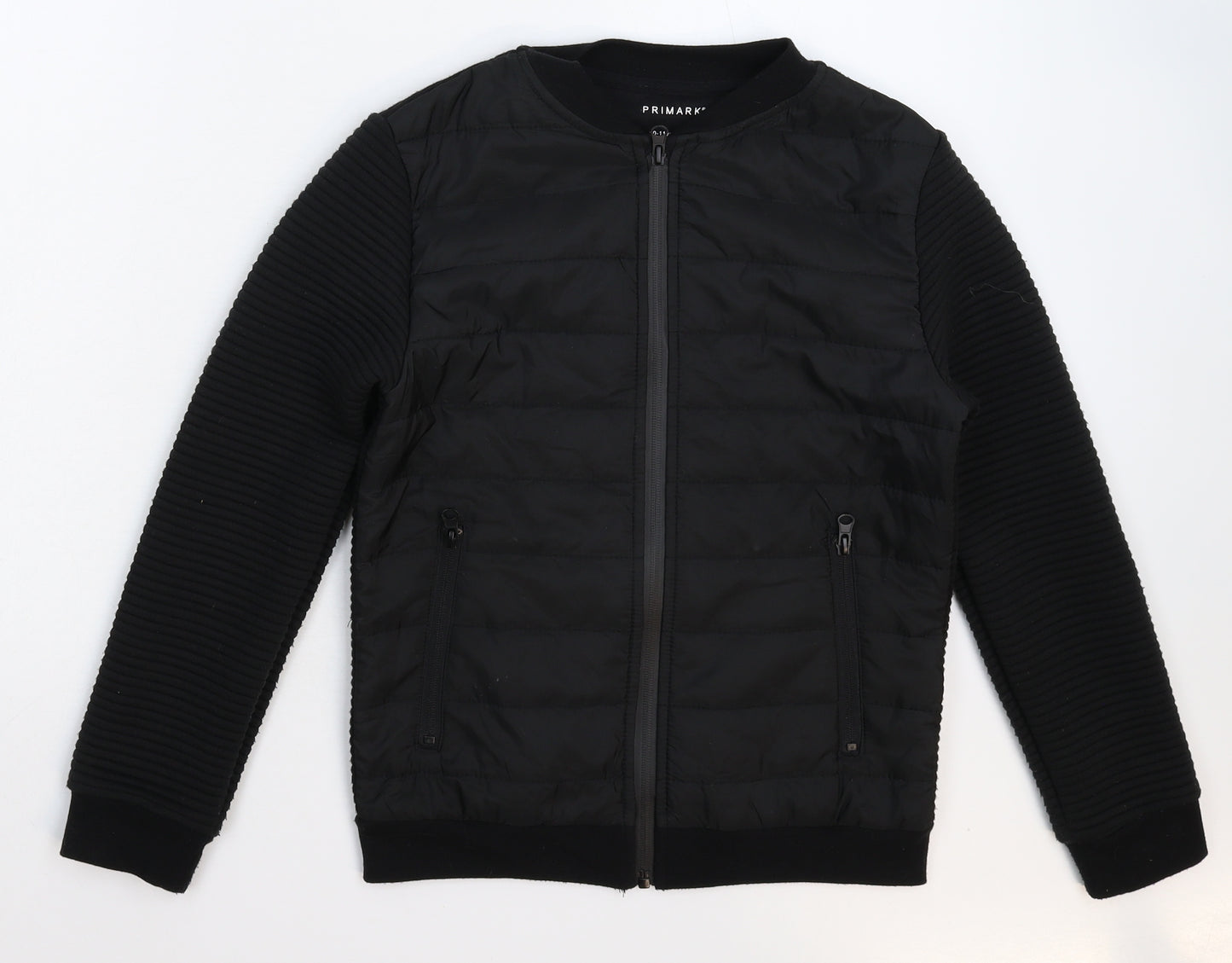 Primark Boys Black   Jacket  Size 10-11 Years