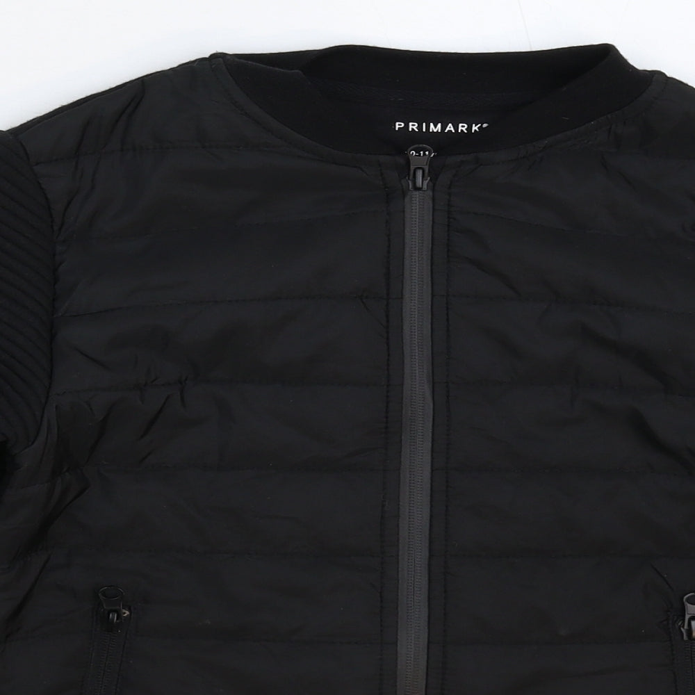Primark Boys Black   Jacket  Size 10-11 Years