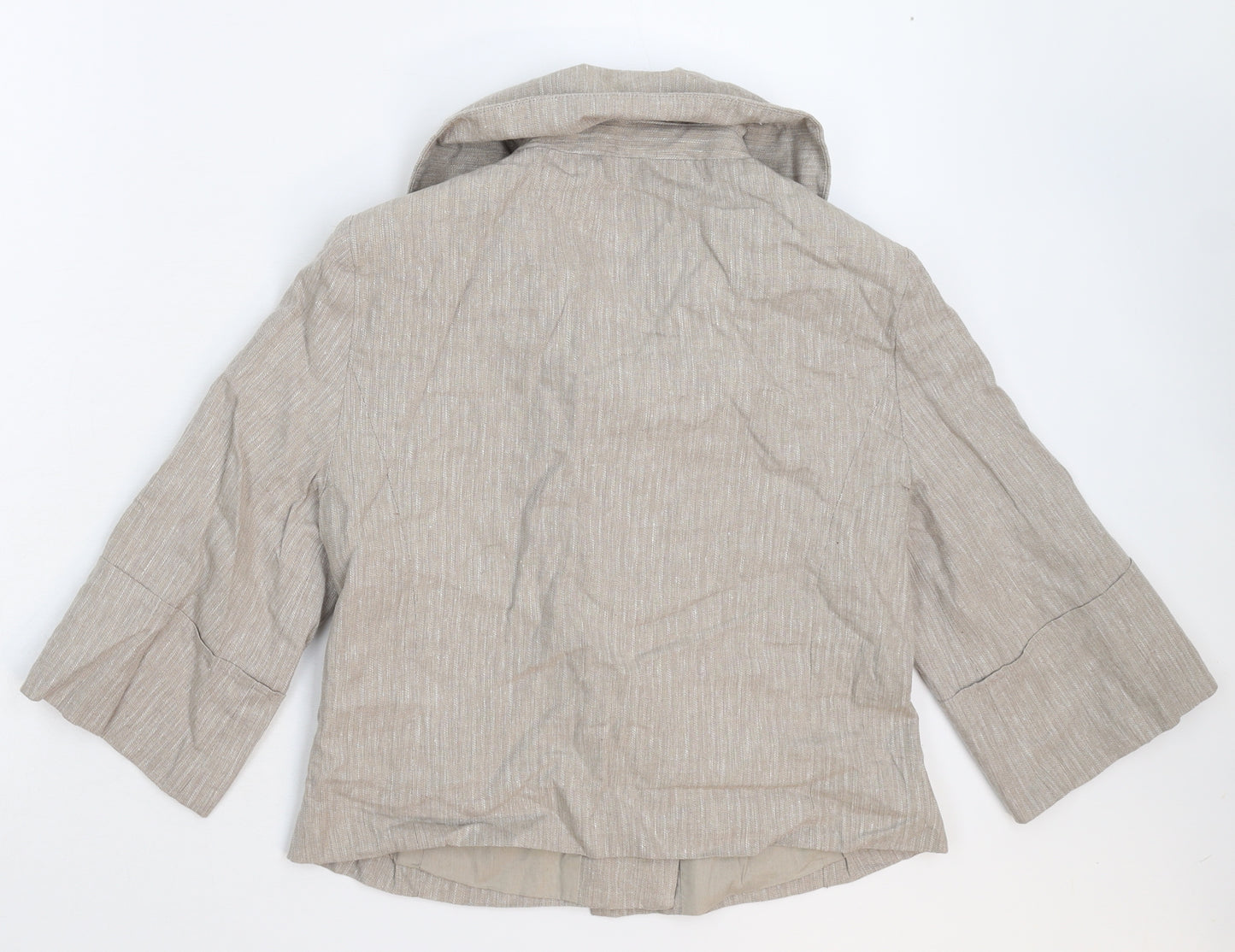 Atmosphere Womens Grey Striped  Jacket Blazer Size 10