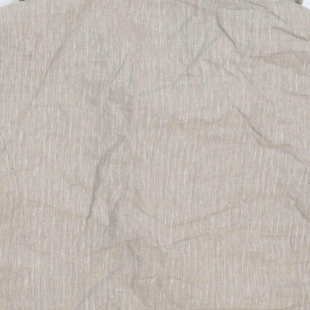 Atmosphere Womens Grey Striped  Jacket Blazer Size 10