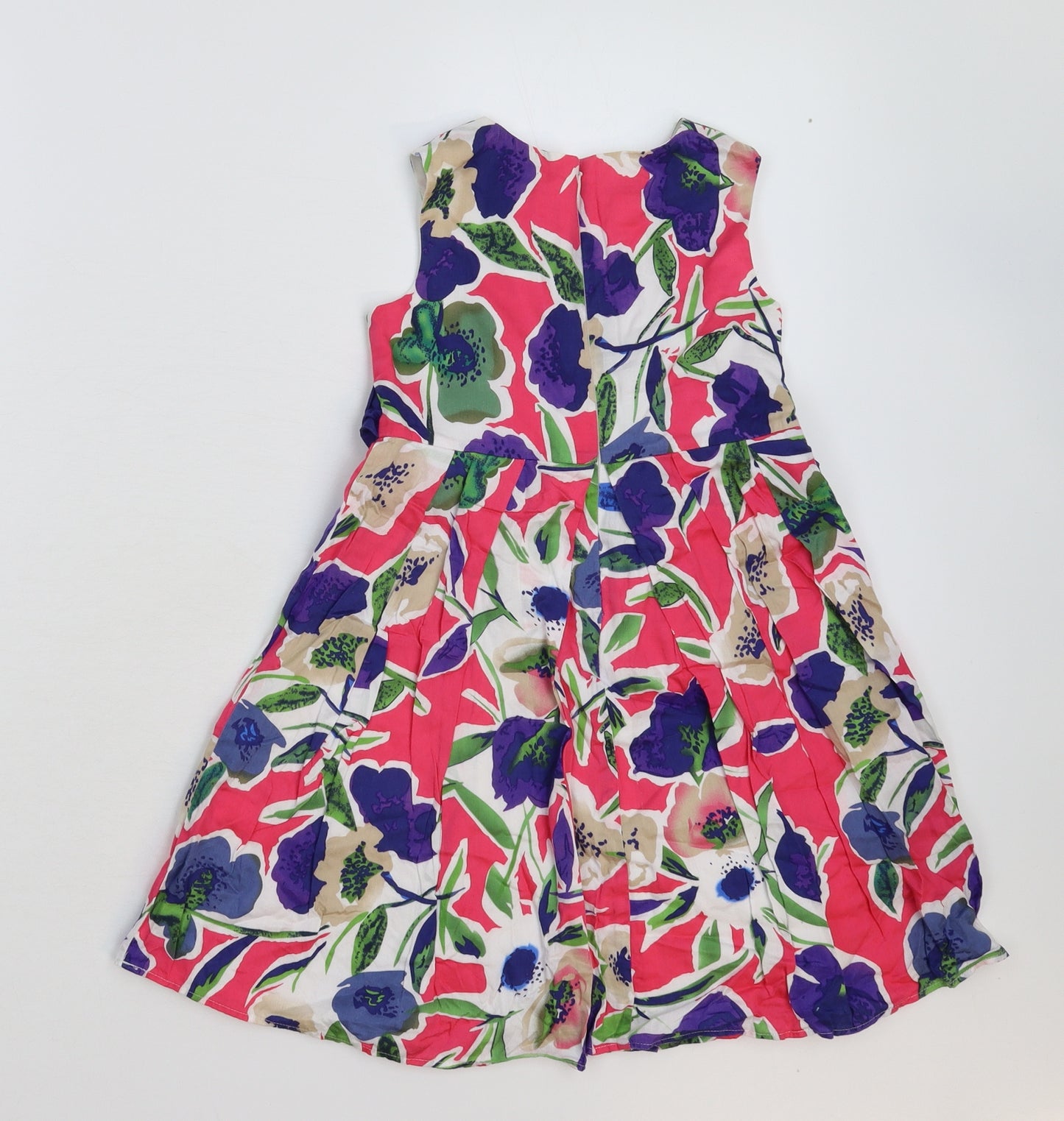 Monsoon Girls Multicoloured Floral  Fit & Flare  Size 5-6 Years