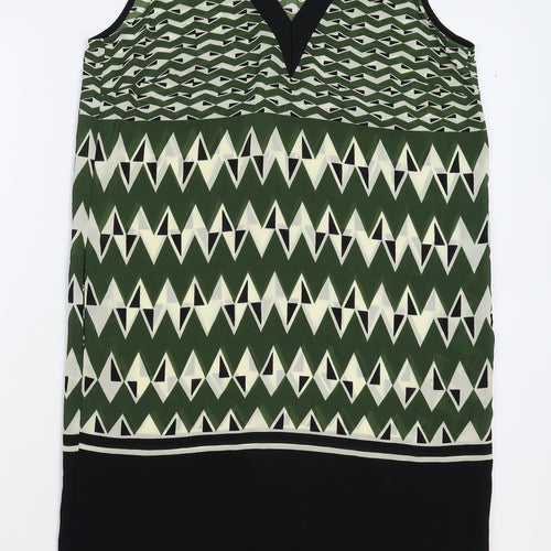 NEXT Womens Multicoloured Geometric  Sheath  Size 8