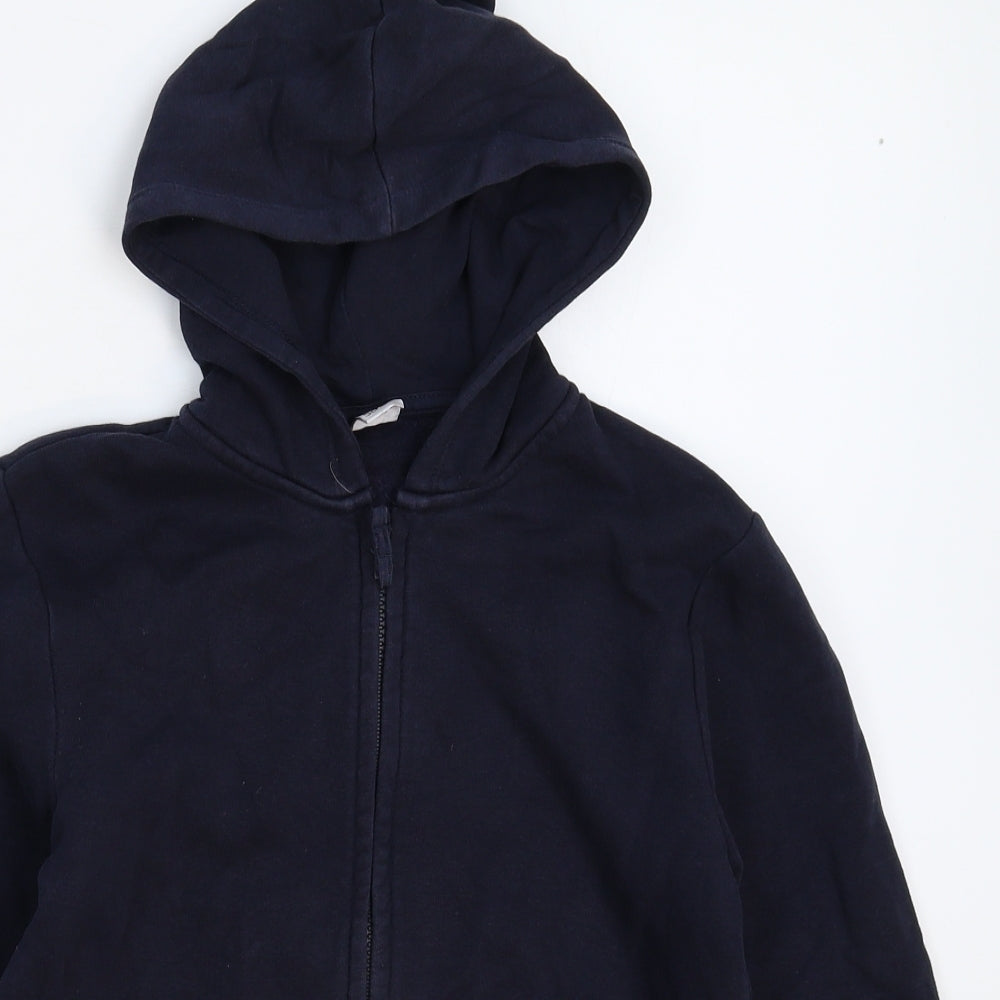 TU Boys Blue   Full Zip Hoodie Size 9 Years