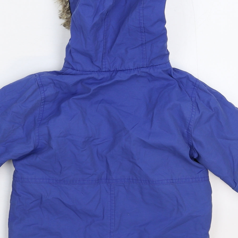NEXT Boys Blue   Parka Coat Size 2-3 Years