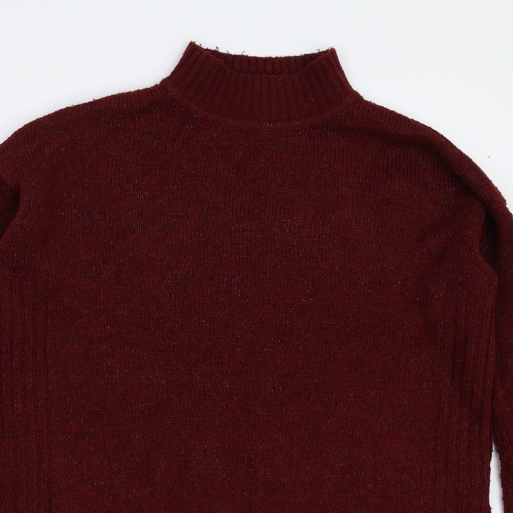 New Look Womens Brown  Knit Pullover Jumper Size 8  - Oversized