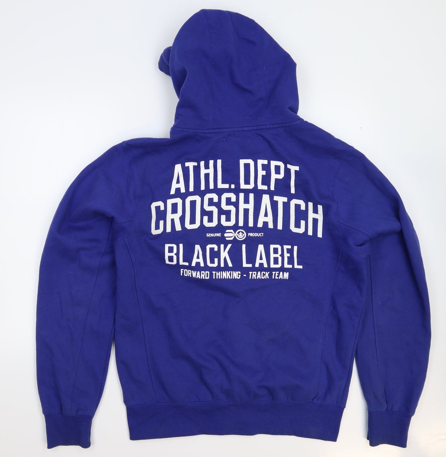 Crosshatch Mens Blue   Full Zip Hoodie Size XL