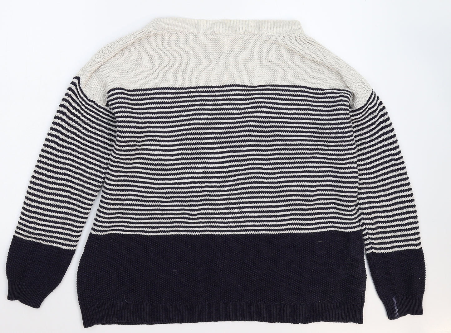 George Womens Multicoloured Striped Knit Pullover Jumper Size 18