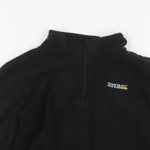 Regatta Boys Black   Pullover Sweatshirt Size 11-12 Years