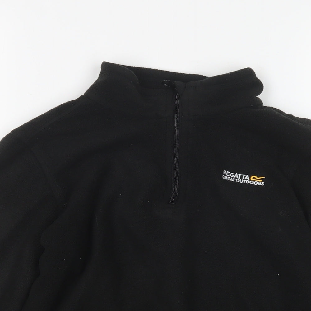 Regatta Boys Black   Pullover Sweatshirt Size 11-12 Years