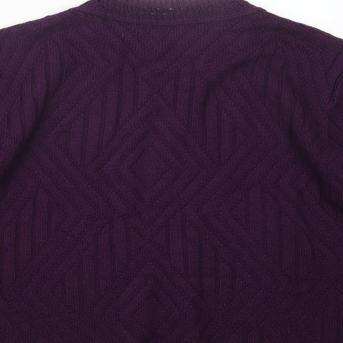 Berkertex Womens Purple  Knit Pullover Jumper Size 14