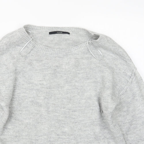 George Womens Grey  Knit Pullover Jumper Size 8