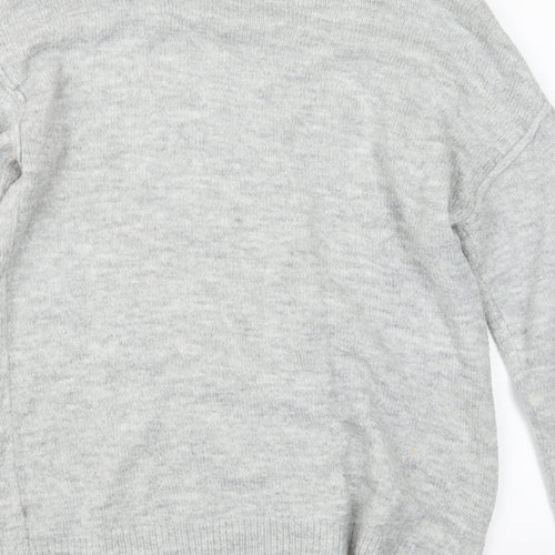 George Womens Grey  Knit Pullover Jumper Size 8