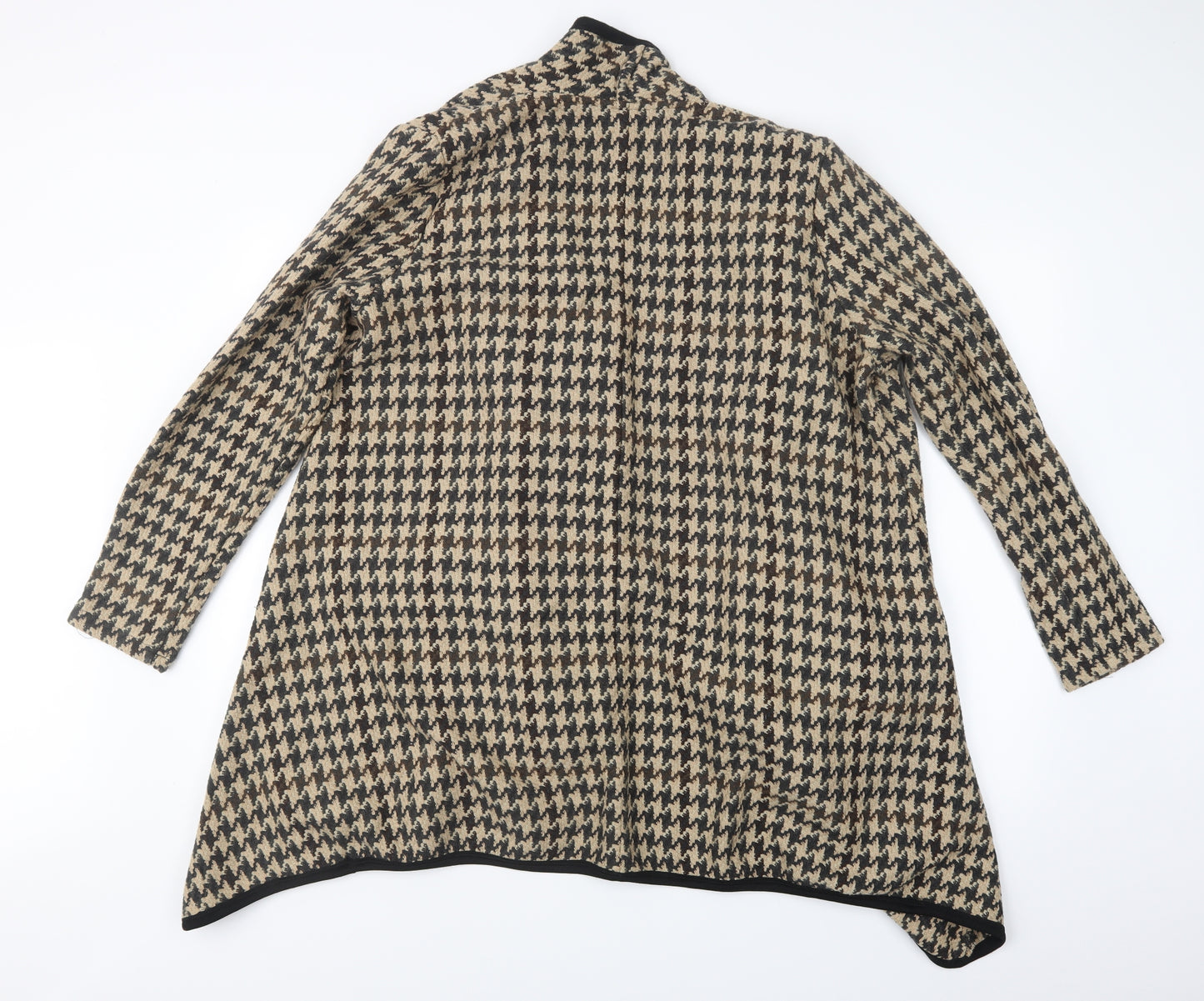 Collection London Womens Black Houndstooth  Jacket  Size 14