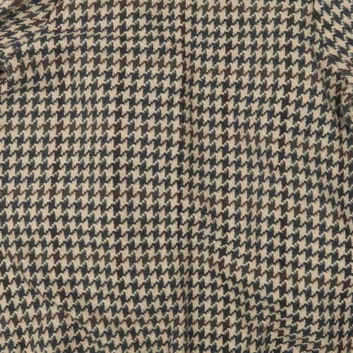 Collection London Womens Black Houndstooth  Jacket  Size 14