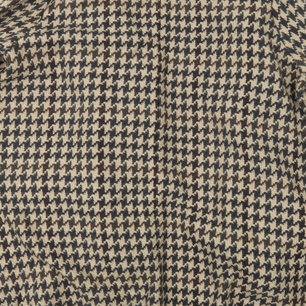 Collection London Womens Black Houndstooth  Jacket  Size 14