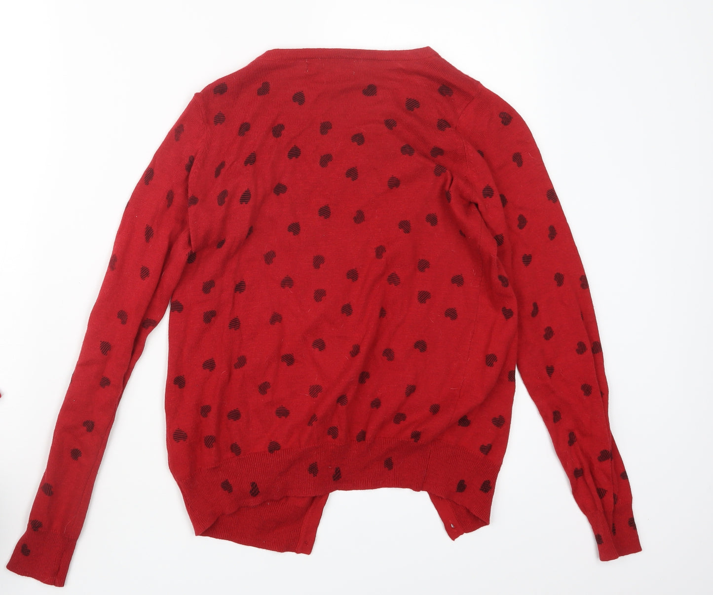 Atmosphere Womens Red  Knit Cardigan Jumper Size 6