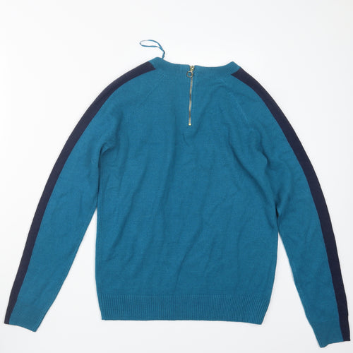 TU Womens Blue  Knit Pullover Jumper Size 8