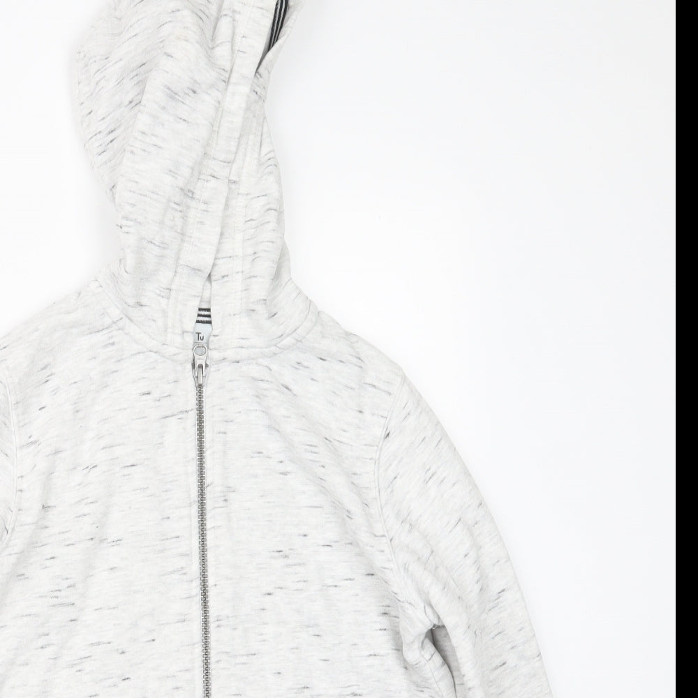 TU Boys White   Full Zip Hoodie Size 12 Years