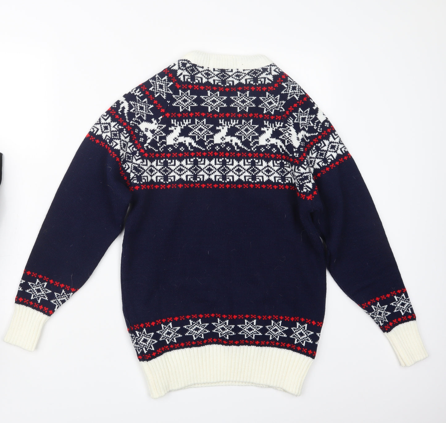 Dot & Sprout Womens Blue  Knit Pullover Jumper Size XS