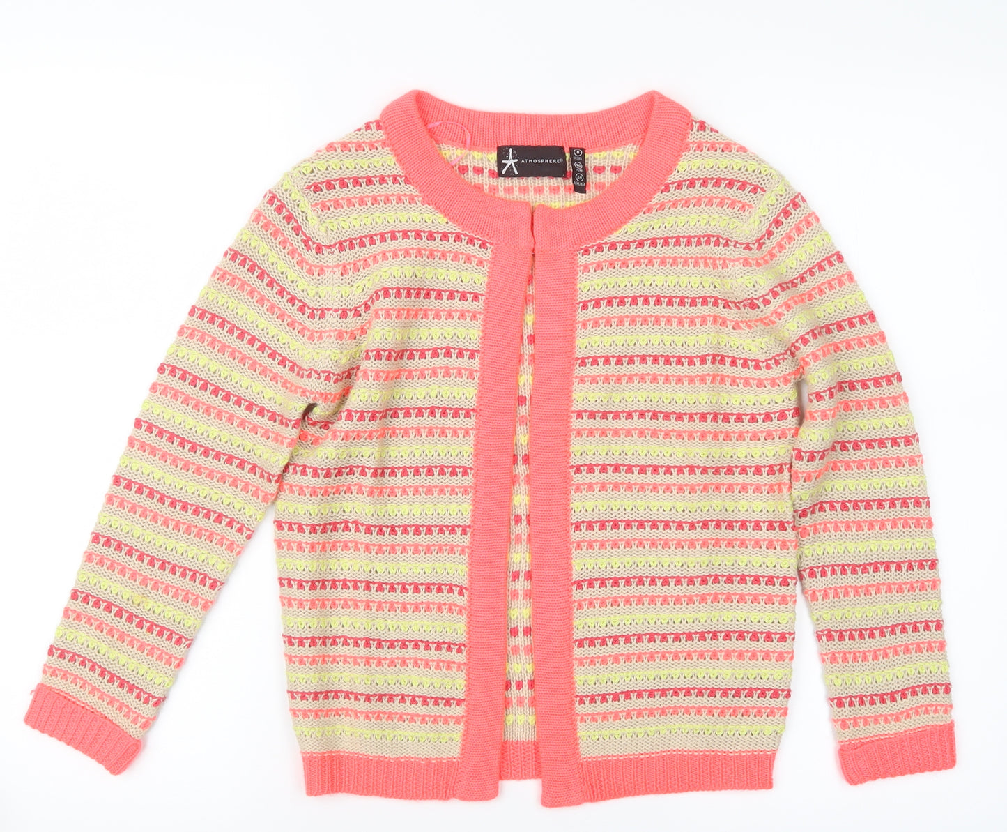 Atmosphere Womens Pink  Knit Cardigan Jumper Size 8