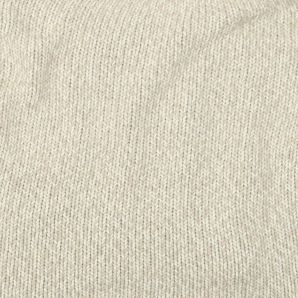 Marks and Spencer Womens Beige  Knit Pullover Jumper Size 12