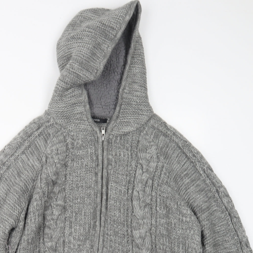 George Womens Grey  Knit Cardigan Jumper Size 22