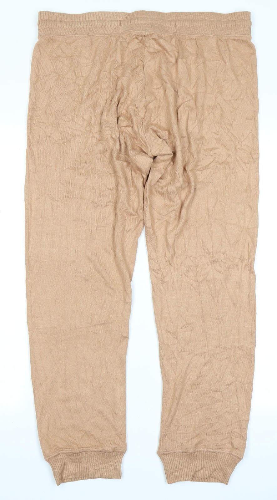 V Womens Brown   Jogger Trousers Size 16 L27 in