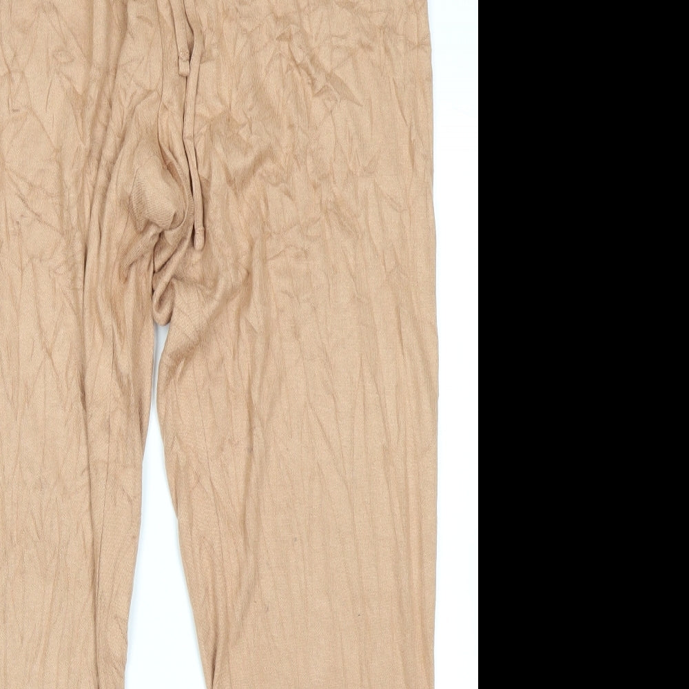 V Womens Brown   Jogger Trousers Size 16 L27 in