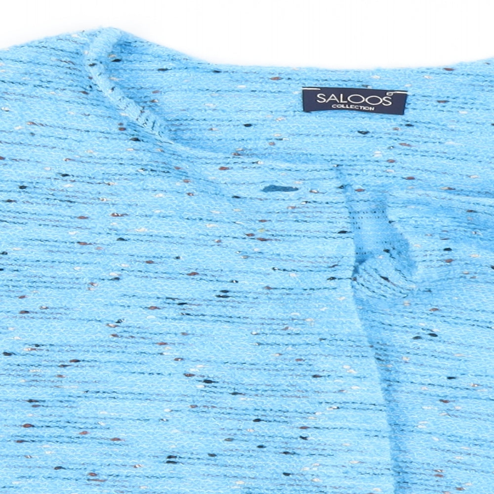 Saloos Womens Blue   Cardigan Jumper Size 18