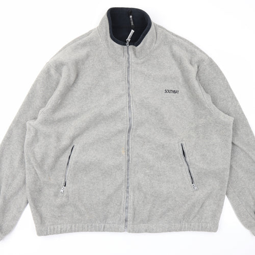 Southbay Mens Grey  Fleece Jacket  Size 2XL