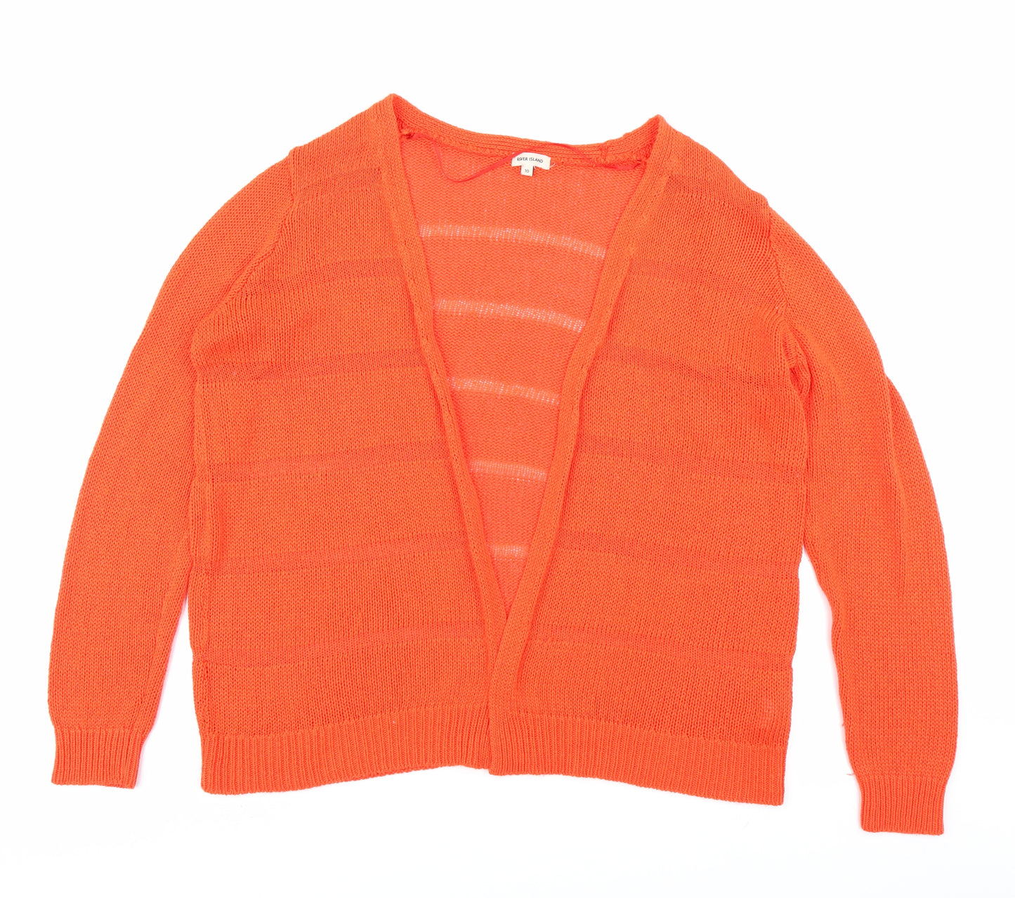 River Island Womens Orange   Cardigan Jumper Size 10