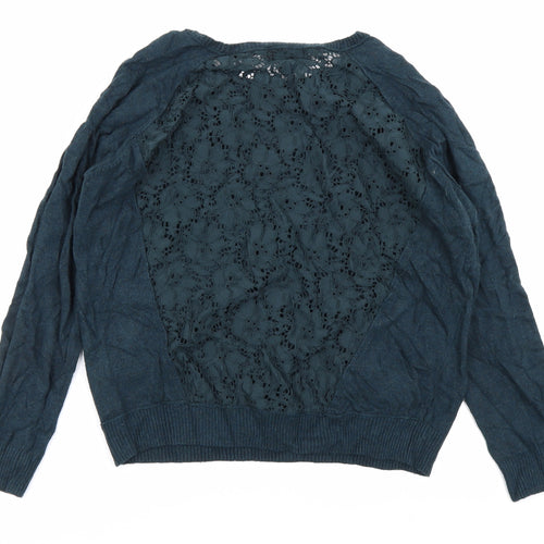 Topshop Womens Blue   Pullover Jumper Size 10