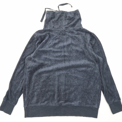 Souluxe Womens Blue   Pullover Hoodie Size L