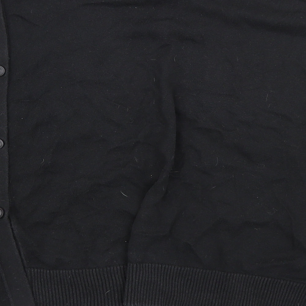 All Saints Womens Black  Knit Pullover Jumper Size S