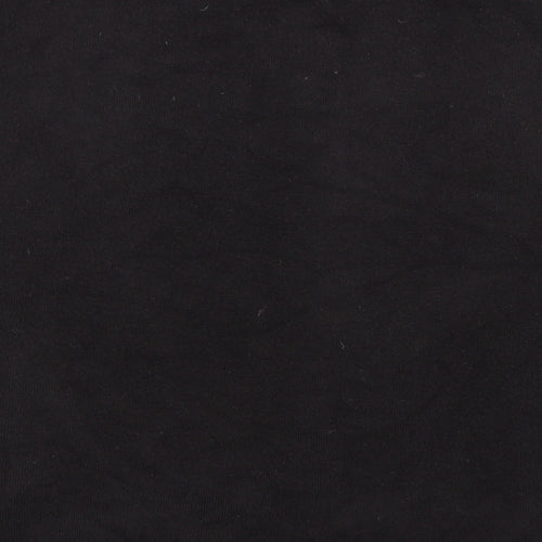 Classic Womens Black  Knit Basic T-Shirt Size 18