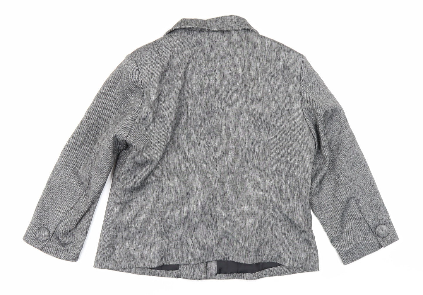 Preworn Womens Grey   Jacket Blazer Size 18