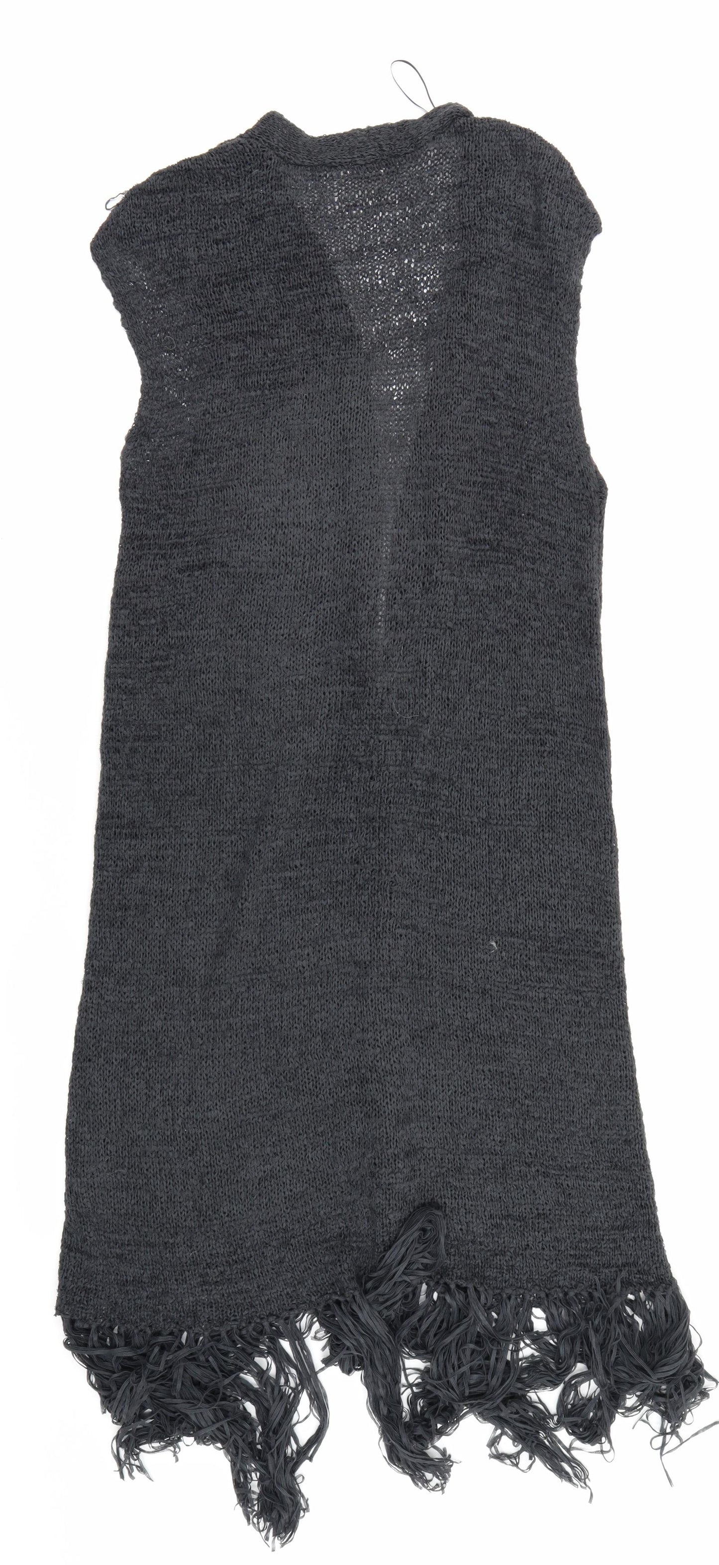 H&M Womens Grey  Knit Cardigan Jumper Size S
