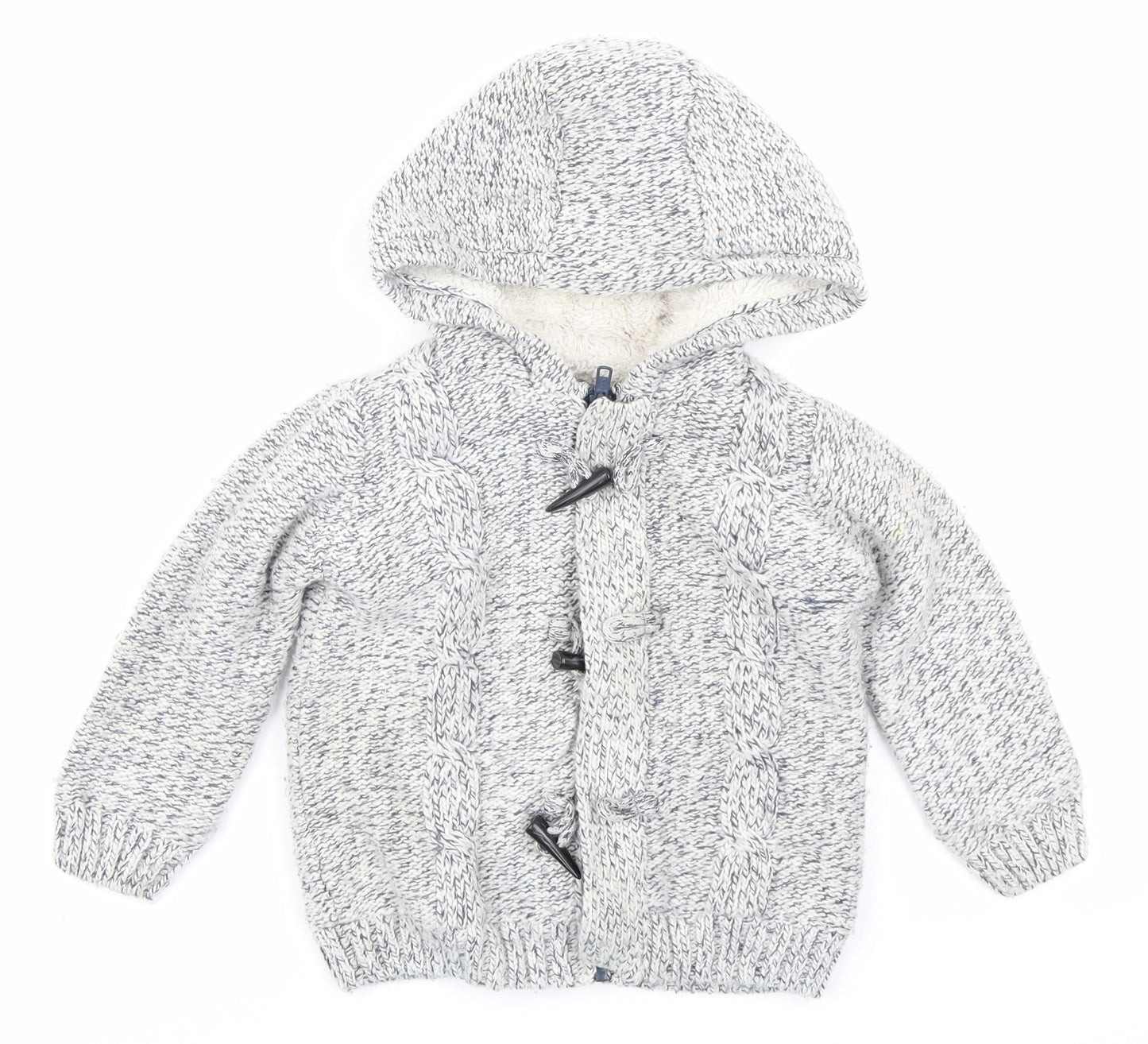 Nutmeg Boys Blue   Cardigan Jumper Size 2-3 Years