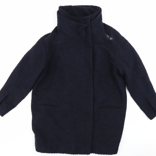 ASOS Womens Blue   Overcoat Coat Size 8