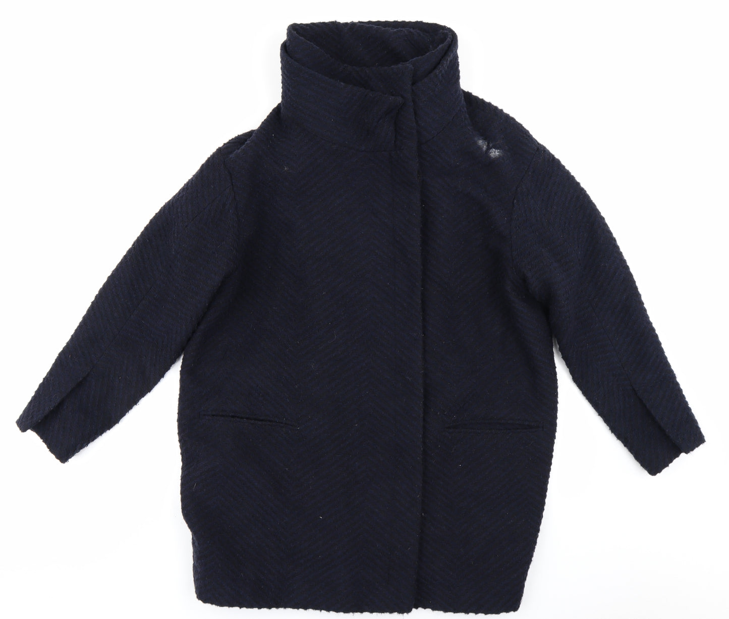 ASOS Womens Blue   Overcoat Coat Size 8
