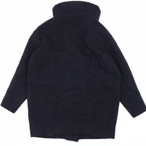 ASOS Womens Blue   Overcoat Coat Size 8
