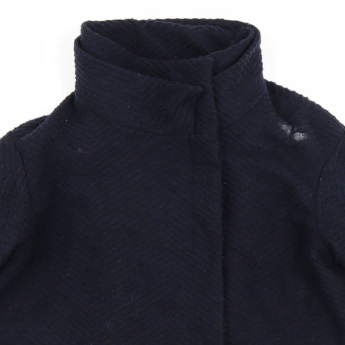 ASOS Womens Blue   Overcoat Coat Size 8